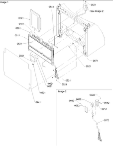 Condenser & Timer Box Assy Diagram and Parts List for BRF20VW-P1321303WW  Amana Refrigerator