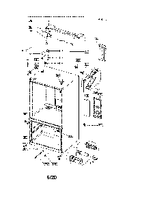 Cabinet Diagram and Parts List for 11175032020  Kenmore Refrigerator