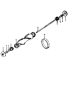 Agitator Diagram and Parts List for U6335-930  Hoover Upright Vacuum