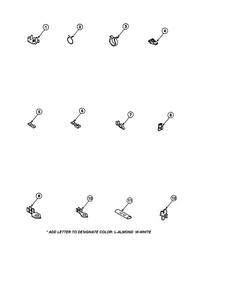 Terminals Diagram and Parts List for  Amana Washer
