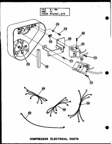 Section 2 Diagram and Parts List for CRH5-1 P58372-43C Amana Air Conditioner