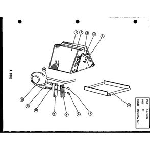 A Coil Diagram and Parts List for EA48XH P52799-5C Amana Air Conditioner