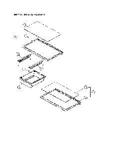 2 Full Glass Shelf Diagram and Parts List for 11170612910  Kenmore Refrigerator