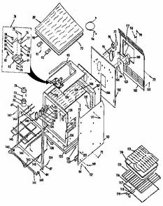 Body Section Diagram and Parts List for 8504237790  Kenmore Range