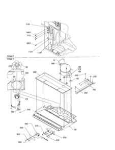 Machine Compartment Diagram and Parts List for BX21V2E-P1325031WB  Amana Refrigerator