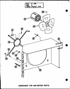Section 6 Diagram and Parts List for CRH5-1 P58372-43C Amana Air Conditioner