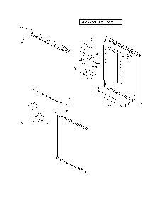 Fresh Food Door Parts Diagram and Parts List for 11169339812  Kenmore Refrigerator