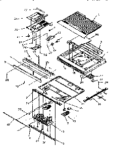 Divider Block Diagram and Parts List for  Amana Refrigerator