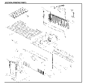 Freezer Parts Diagram and Parts List for 11161205714  Kenmore Refrigerator