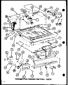 Section 5 Diagram and Parts List for CIC-4H-P7621308W  Amana Refrigerator