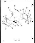 CAVITY ASSY Diagram and Parts List for SDI22W P6035032W Amana Refrigerator