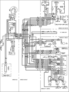 Wiring Information Diagram and Parts List for ABB2223DEB1  Amana Refrigerator