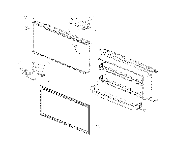 Freezer Door Diagram and Parts List for 11160515911  Kenmore Refrigerator