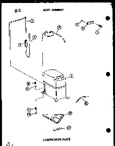 Compressor Parts Diagram and Parts List for ES12-2MS P54974-48R Amana Air Conditioner