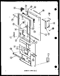 Lower Parts Diagram and Parts List for ESR16A-A-P60303-45WA  Amana Refrigerator