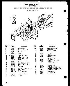 Section 9 Diagram and Parts List for SP19E-L-P74100-2WL  Amana Refrigerator