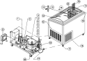 BUNKER FREEZER Diagram and Parts List for CHP105 CHP105 Amana Refrigerator