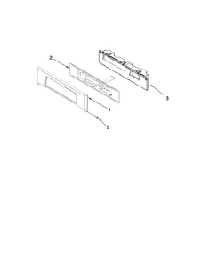 Part Location Diagram of WPW10278521 Whirlpool Control Panel