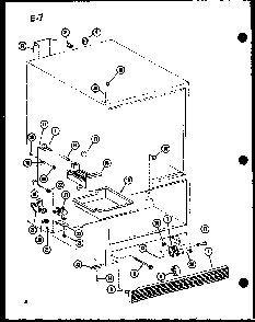 Icemaker Assembly Diagram and Parts List for ESBFC16D-C-P60235-23WC  Amana Refrigerator