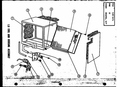 Lu Coil And Housing Assembly (luh3/p53794-2c) (luh4/p53794-3c) (luh5/p53794-4c) Diagram and Parts List for RF2,3 P53802-1C Amana Air Conditioner