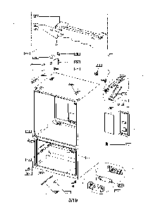 Cabinet Diagram and Parts List for 11173305910  Kenmore Refrigerator