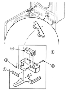 Lid Switch Diagram and Parts List for SWT2A0LN  Speed Queen Washer