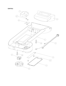 Controls Diagram and Parts List for 11161202715  Kenmore Refrigerator