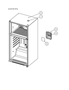 Refrigerator Total Diagram and Parts List for 11161269220  Kenmore Refrigerator