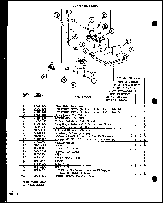 Section 25 Diagram and Parts List for CIC-4H-P7621308W  Amana Refrigerator