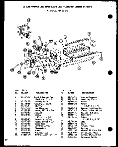 12 Cube Compact Ice Maker Diagram and Parts List for SDI22F-L-P7700011WL  Amana Refrigerator