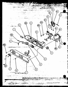 Electronic Bracket Assembly (sbd20mw/p1120201ww) Diagram and Parts List for SBI20M-P1120202W  Amana Refrigerator
