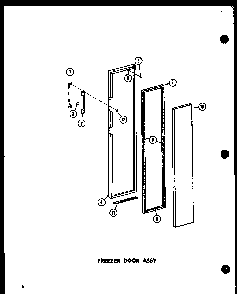 Section 8 Diagram and Parts List for SP19E-L-P74100-2WL  Amana Refrigerator