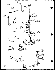 Section 4 Diagram and Parts List for ES12-2MN P68818-2R Amana Air Conditioner