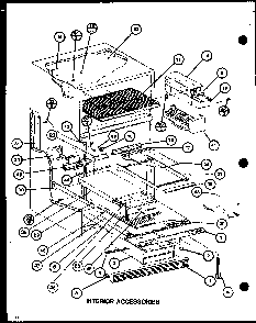 Section 8 Diagram and Parts List for CIC-4H-P7621308W  Amana Refrigerator