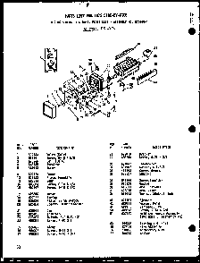 8 Cube Compact Ice Maker Diagram and Parts List for SD19W-P60340-9W  Amana Refrigerator