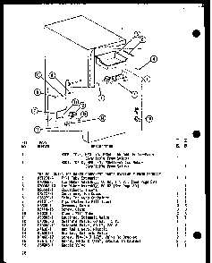 Section 4 Diagram and Parts List for SP19E-L-P74100-2WL  Amana Refrigerator