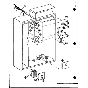 Part Location Diagram of C6419301 Whirlpool Wire harness