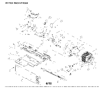 Machine Room Diagram and Parts List for 11161205713  Kenmore Refrigerator