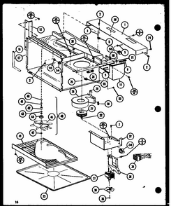 (rcr-700/p85727-1s) (rcr-1010/p85728-1s) (rcc-1010/p85729-1s) Diagram and Parts List for RVH-6 P85401-2S Amana Range