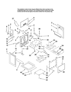 Chassis Parts Diagram and Parts List for MERH865RAS16  Maytag Range