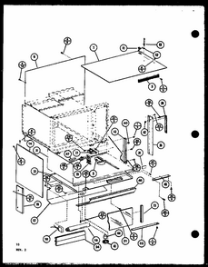 (rcr1020/p8576801s) (rcc1020/p8576901s) (rcc1020/p8576902s) (rcc1020/p8576903s) (rcr720/p8576701s) Diagram and Parts List for RVH6C P8540104S Amana Range