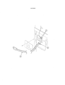 Lead-in Cord Gas Models Diagram and Parts List for  Speed Queen Dryer