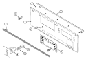 CONTROL DOOR ASSEMBLY Diagram and Parts List for  Maytag Dryer