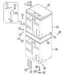 REAR Diagram and Parts List for MDG13PDBAL  Maytag Dryer