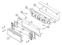 MICROPROCESSOR ASSEMBLY Diagram and Parts List for  Maytag Dryer