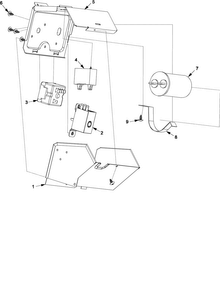 Control Assy Diagram and Parts List for AAC081SRA-PAAC081SRB0  Amana Air Conditioner