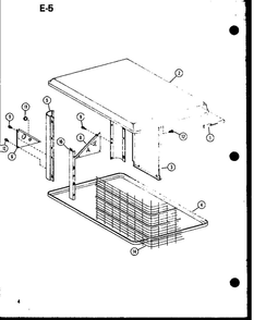 Diagram 1 Diagram and Parts List for ERHQ24-W01B P68522-2C Amana Air Conditioner