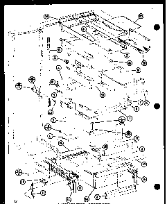 Refrigerator Accessory Diagram and Parts List for SR19F1-G-P77000-8WG  Amana Refrigerator
