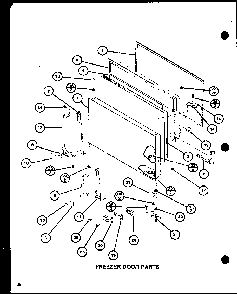 Section 17 Diagram and Parts List for CIC-4H-P7621308W  Amana Refrigerator