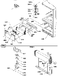 Evaporator & Freezer Control Assembly Diagram and Parts List for BX20S5W-P1196507WW  Amana Refrigerator
